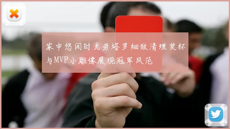 家中悠闲时光劳塔罗细致清理奖杯与MVP小雕像展现冠军风范