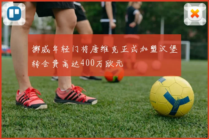 挪威年轻门将唐维克正式加盟汉堡转会费高达400万欧元